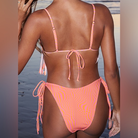 Storm Reid x Pacsun Ayanna Fringe Bikini *Both pieces size small - Picture 2 of 5